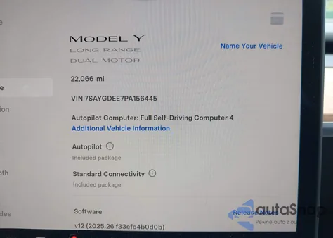 2023 Tesla Model Y Awd/Long Range Dual Motor All-Wheel Drive from USA, damaged, VIN 7SAYGDEE7PA156445